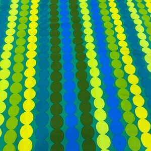 Marimekko Teal and Blue Shower Curtain